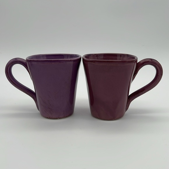 Neiman Marcus Ceramiche Toscane Distressed Mugs - Lavender & Purple (Set of 4) - Picture 8 of 16